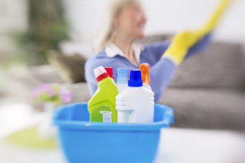 Charity reuse and recycling items awaiting redistribution